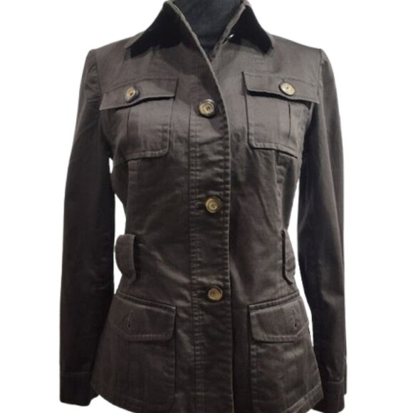 ANTONIO MELANI Jackets & Blazers - Antonio Melani Lightweight Pocket Jacket Brown Women's Size 4